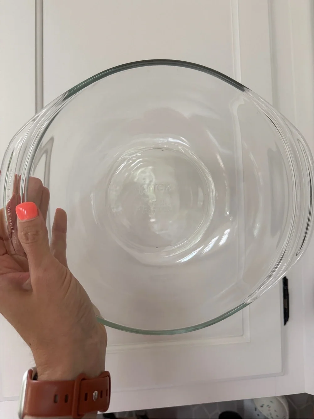 Pyrex Clear Round Glass Casserole Dish 024-read